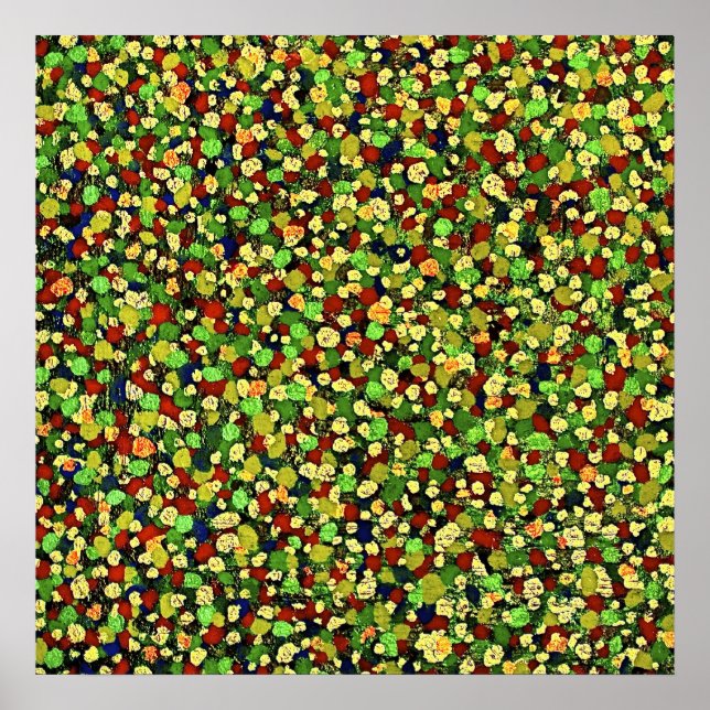 Poster DOT MATRIX: GREEN Canvas (Frente)