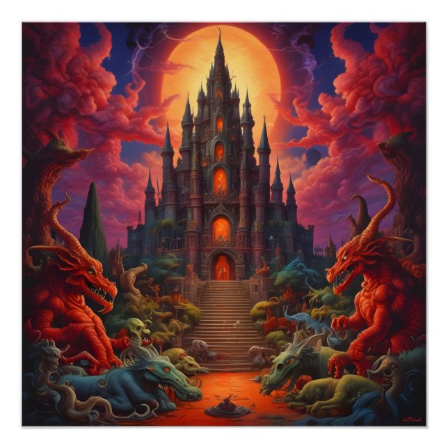 Pôster Double Your Dragon Fantasy Final (Frente)