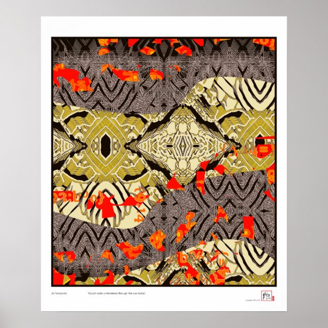 Pôster Doubt Walks Unhinded (Frente)