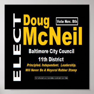 Poster Doug McNeil Window (Sign)