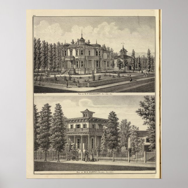 Pôster Dougherty, residências Murphy (Frente)