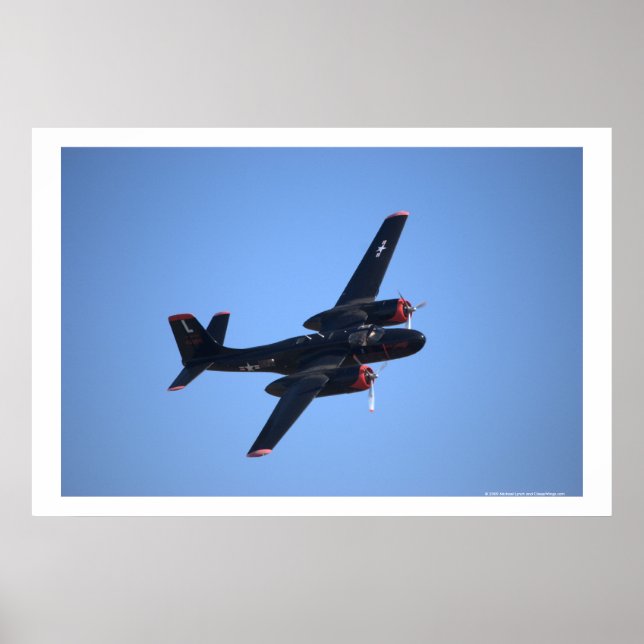 Poster Douglas A-26 Invader (Frente)