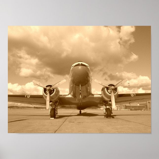 Pôster Douglas DC-3 Dakota/C-47 (Frente)
