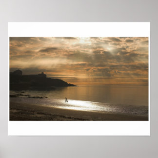 Pôster Douglas Dog Walker no Sunrise