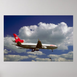 Pôster Douglas MD-11 na aproximação final