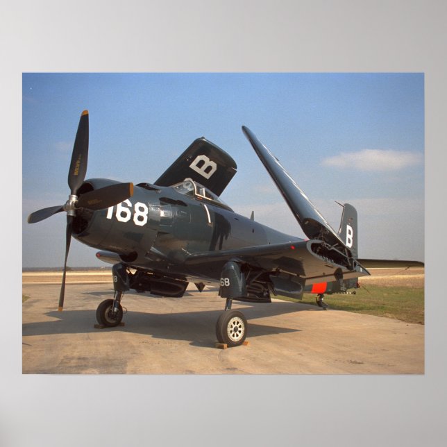Pôster Douglas, Skyraider, 1949_Classic Aviation (Frente)