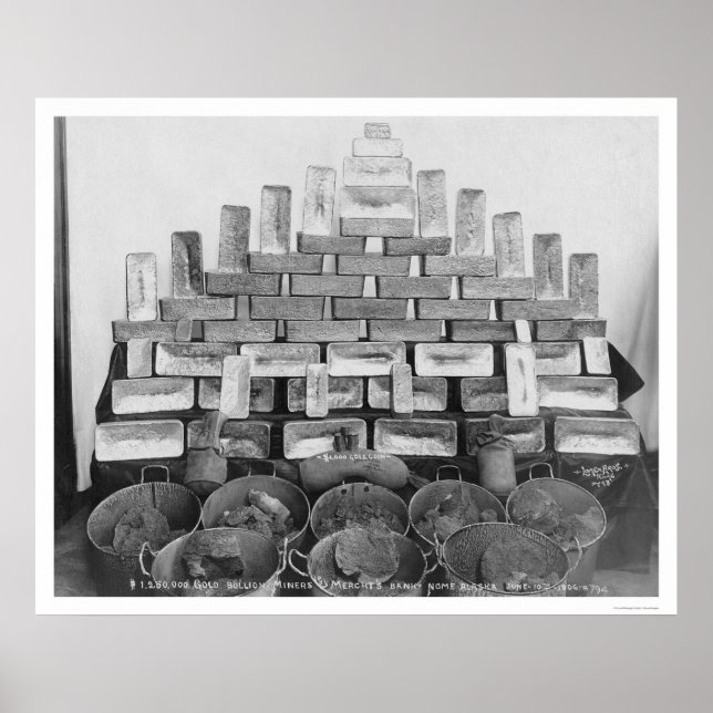 Pôster Dourada exibição no Banco de Nome 1906 (Frente)