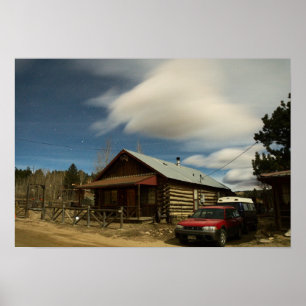 Pôster Dourado Hill, Colorado Night Shot w/stars