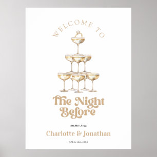 Poster Dourado Indicador de Janto Retro-Reparo Elegante d