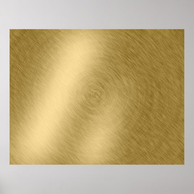 Poster Dourado metal escovado fundo ou textureabstrato,a (Frente)