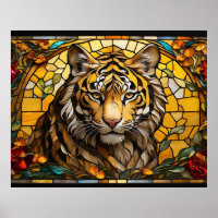 *~* Dourado TIGER 5:4 AP68 Fantasy Ssted Glass