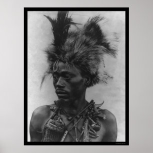 Pôster Doutor de bruxa africano 1920