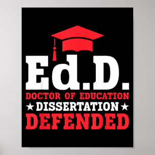 Poster Doutor em Educação dissertação defendida edd