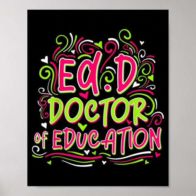 Poster Doutor em Educação - para Doutor em Educação (Frente)