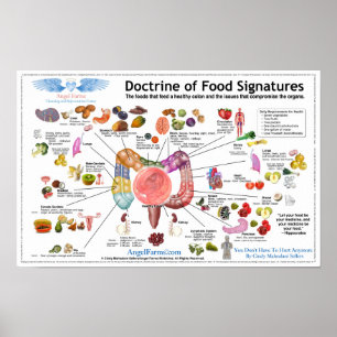 Pôster Doutrina de assinaturas da comida