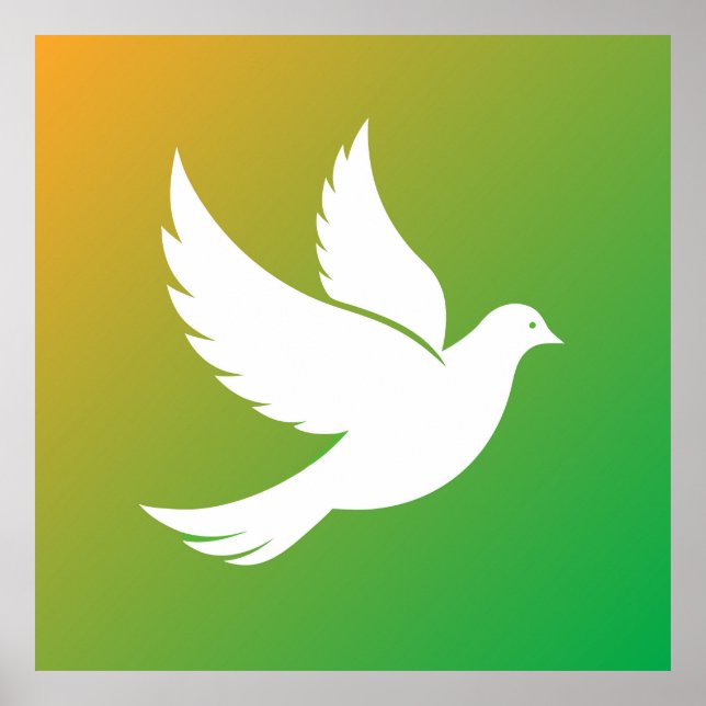Poster Dove Silhouette (Frente)