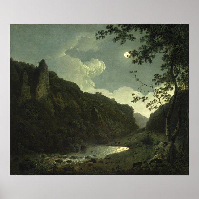 Poster Dovedale por Moonlight [cerca de 1785] (Frente)