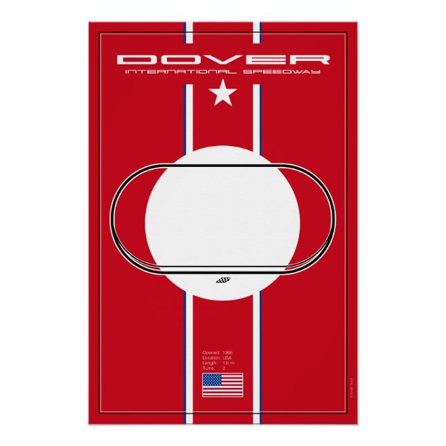 Pôster Dover International Speedway (Frente)