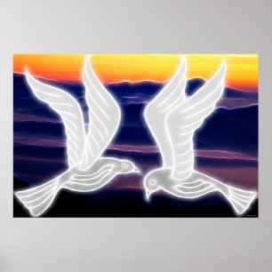 Poster Doves