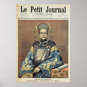 Pôster Dowager de imperatriz Tz'U-Hsi de China