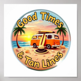 Poster Download digital do Good Times and Tan Lines - Per