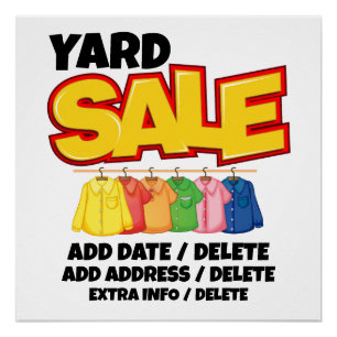 Pôster Download instantâneo / Venda de YARD físico