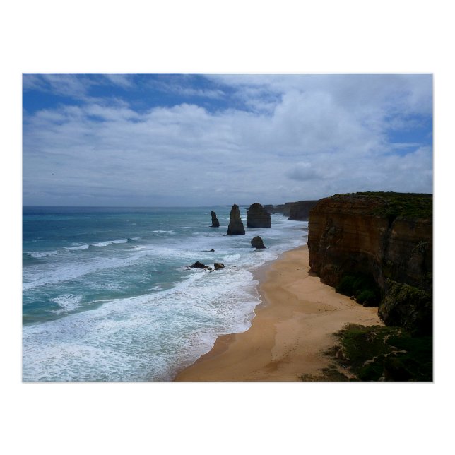 Pôster Doze Apóstolos Austrália - Excelente Ocean Road (Frente)