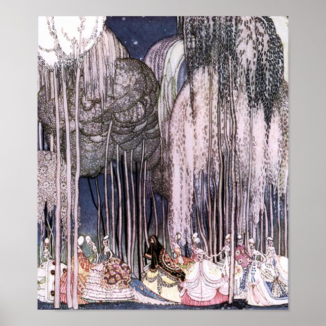 Pôster Doze princesas dançantes Kay Nielsen Belas Artes (Frente)