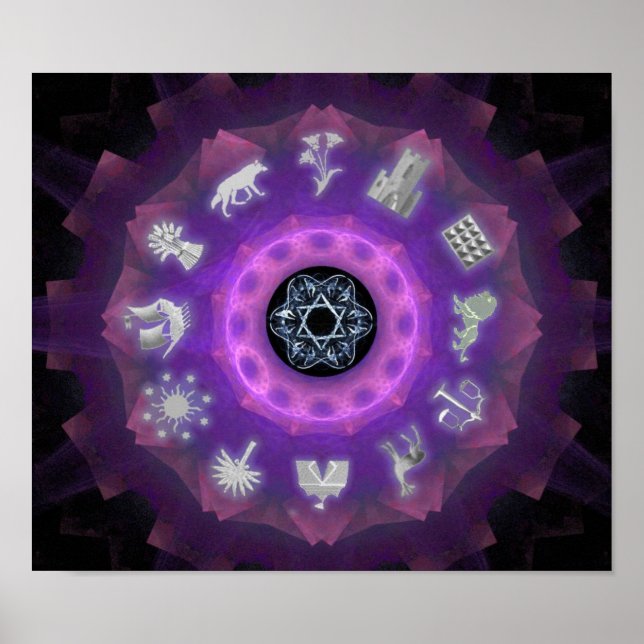 Poster Doze tribos (Frente)