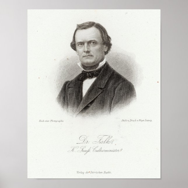 Poster Dr Adalbert Falk (Frente)