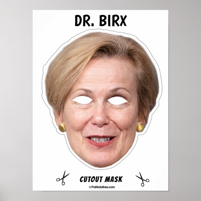 Poster DR BIRX Halloween Mask (Frente)