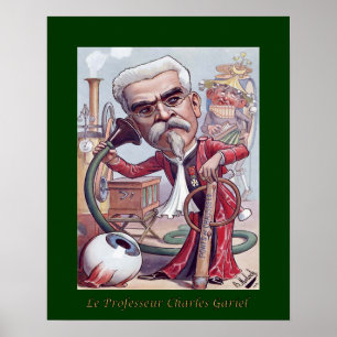 Pôster Dr. Charles Gariel ~ Oftalmologista/Audiologista~