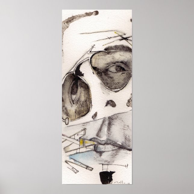 Pôster Dr. Gonzo como Hunter S. Thompson (Frente)