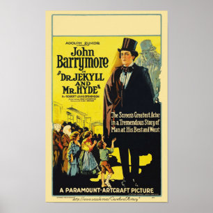 Poster Dr. Jekyll e cartazes cinematográficos do Sr. Hyd