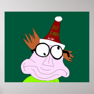 Poster Dr. LeBrick Bah Humbug natal