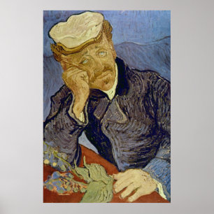 Pôster Dr. Paul Gachet (?a versão) por Vincent van Gogh