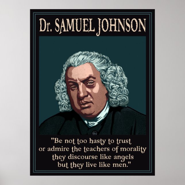 Poster Dr. Samuel Johnson (Frente)