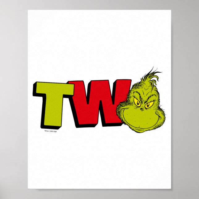 Poster Dr Seuss 2nd Birthday Two Baby  (Frente)