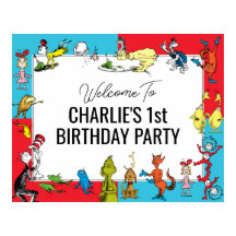 Dr. Seuss - Caracteres | ANIVERSÁRIO DE CRIANÇA