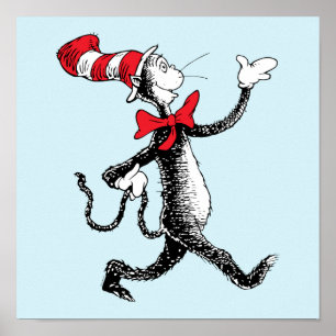 Poster Dr. Seuss Gato no Chapéu Passarela