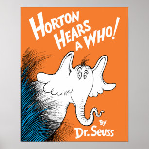 Poster Dr. Seuss Horton e o Mundo dos Quem! o Livro