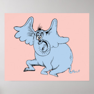 Poster Dr. Seuss Horton e Speck de Poeira