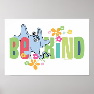 Poster Dr. Seuss Horton Hears A Who   Seja Gentil