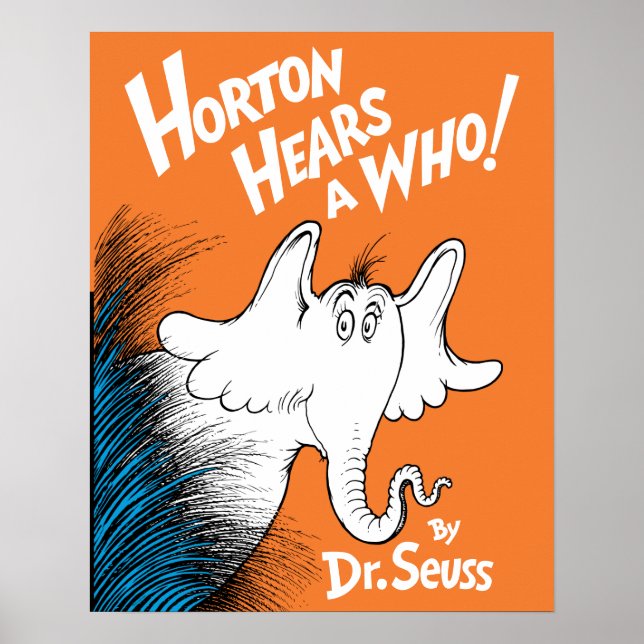 Poster Dr. Seuss | Horton Hears A Who The Book (Frente)
