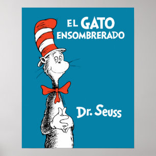 Poster Dr. Seuss O Gato Ensombrerado