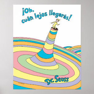 Poster Dr. Seuss   Oh, Quão Longe Você Vai!