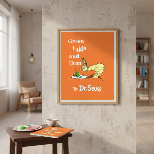 Poster Dr. Seuss Ovos Verdes e Presunto