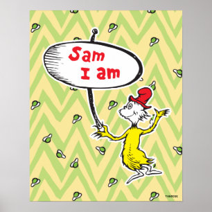 Poster Dr. Seuss Sinal de retenção Sam-I