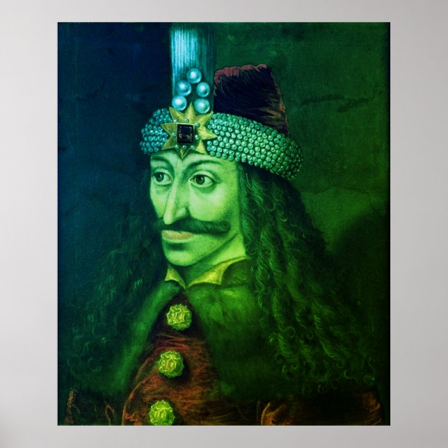 Poster Drăculea – Vlad III Dracula – Vlad the Impaler (Frente)