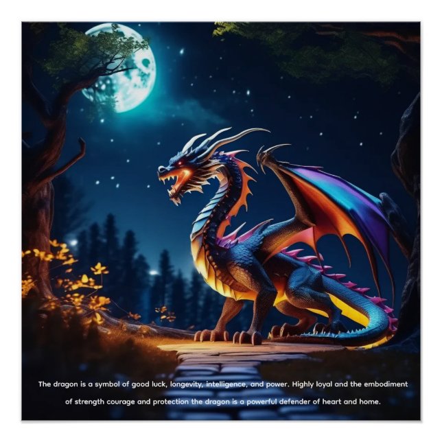 Pôster Dragão (Frente)